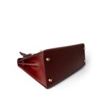 Kelly 28 Rouge H Box Calfskin Gold Plated Y Circle Stamp - Image 11