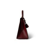Kelly 28 Rouge H Box Calfskin Gold Plated Y Circle Stamp - Image 4
