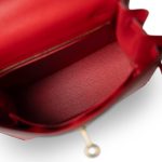 Kelly Sellier 25 Rouge Casaque Epsom Gold Plated A Stamp - Image 11