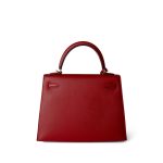 Kelly Sellier 25 Rouge Casaque Epsom Gold Plated A Stamp - Image 8