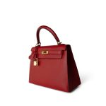 Kelly Sellier 25 Rouge Casaque Epsom Gold Plated A Stamp - Image 19