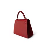 Kelly Sellier 25 Rouge Casaque Epsom Gold Plated A Stamp - Image 17
