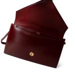 Lydie Rouge H Box Calfskin Gold Plated S Circle Stamp - Image 2