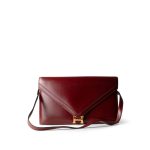 Lydie Rouge H Box Calfskin Gold Plated S Circle Stamp - Image 4