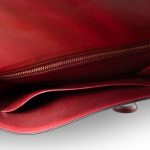 Lydie Rouge H Box Calfskin Gold Plated S Circle Stamp - Image 8