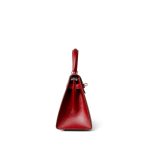 Mini Kelly Sellier 20 Rouge Box Calfskin Gold Plated U Circle Stamp - Image 3