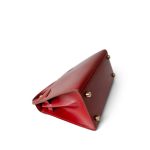 Mini Kelly Sellier 20 Rouge Box Calfskin Gold Plated U Circle Stamp - Image 8