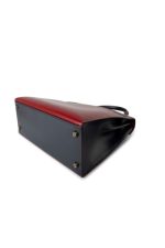 Vintage Kelly 28 Box Rouge H, Rouge Vif and Bleu Marine with Gold Hardware - Image 3