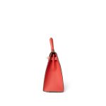 Kelly 25 Sellier Rose Jaipur Epsom Gold Plated P Square Stamp - Image 5