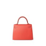 Kelly 25 Sellier Rose Jaipur Epsom Gold Plated P Square Stamp - Image 6