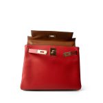Kelly 28 Rose Jaipur Epsom Gold Plated P Square Stamp - Image 5