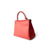 Kelly 28 Rose Jaipur Epsom Gold Plated P Square Stamp - Image 3