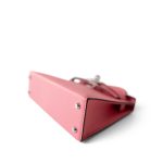Mini Kelly Sellier Rose d’Ete Chevre Palladium Plated D Stamp - Image 7