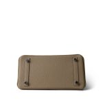 Birkin 25 Trench Togo Palladium Plated U Stamp - Image 5