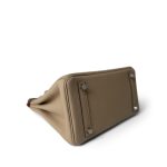 Birkin 25 Trench Togo Palladium Plated U Stamp - Image 7