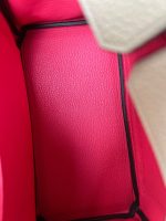Birkin 25 Trench Togo Palladium Plated U Stamp - Image 9