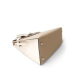 Kelly 28 Sellier Trench / Craie Epsom Palladium Plated C Stamp - Image 8
