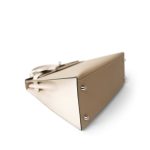 Kelly 28 Sellier Trench / Craie Epsom Palladium Plated C Stamp - Image 7
