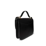Vintage Constance 23 Black Box Calfskin Gold Plated H Circle Stamp - Image 12