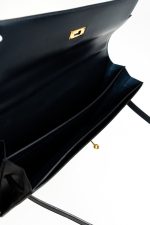 Vintage Hermes Kelly 38 Depeches Dark Navy Briefcase - Image 17