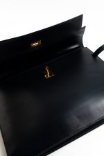 Vintage Hermes Kelly 38 Depeches Dark Navy Briefcase - Image 7