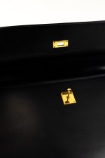 Vintage Hermes Kelly 38 Depeches Dark Navy Briefcase - Image 6