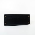 Vintage Kelly 28 Black Ardennes Leather Gold Plated Hardware Z Stamp - Image 23