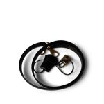 Vintage Kelly Sellier 28 Black Box Calfskin Gold Plated Y Circle Stamp - Image 18