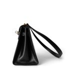 Vintage Mini Kelly 20 Black Box Calfskin Gold Plated - Image 4