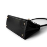 Vintage Mini Kelly 20 Black Box Calfskin Gold Plated - Image 7
