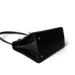 Vintage Mini Kelly 20 Black Box Calfskin Gold Plated - Image 2