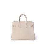 Birkin 25 Craie Togo Gold Plated Z Stamp - Image 3