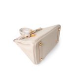 Birkin 25 Craie Togo Gold Plated Z Stamp - Image 5