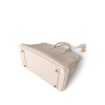 Birkin 25 Craie Togo Gold Plated Z Stamp - Image 7