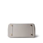 Birkin 25 Gris Perle Togo Gold Plated B Stamp - Image 12