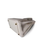 Birkin 25 Gris Perle Togo Gold Plated B Stamp - Image 11