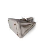 Birkin 25 Gris Perle Togo Gold Plated B Stamp - Image 7