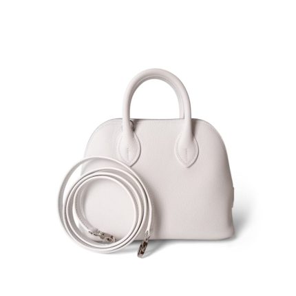 Bolide Mini New White Evercolor Palladium Hardware B Stamp