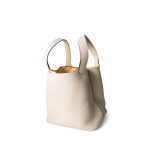Picotin 22 Nata Taurillon Clemence Gold Plated Z Stamp - Image 3