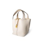 Picotin 22 Nata Taurillon Clemence Gold Plated Z Stamp