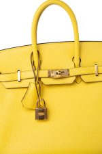 Birkin 25 Jaune de Naples Veau Taurillon Novillo Leather Gold Plated Hardware D Stamp - Image 2