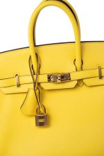 Birkin 25 Jaune de Naples Veau Taurillon Novillo Leather Gold Plated Hardware D Stamp - Image 6