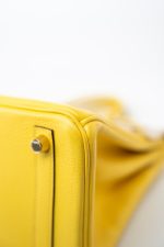 Birkin 25 Jaune de Naples Veau Taurillon Novillo Leather Gold Plated Hardware D Stamp - Image 9