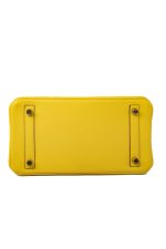 Birkin 25 Jaune de Naples Veau Taurillon Novillo Leather Gold Plated Hardware D Stamp - Image 11