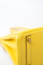 Birkin 25 Jaune de Naples Veau Taurillon Novillo Leather Gold Plated Hardware D Stamp - Image 12