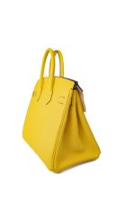 Birkin 25 Jaune de Naples Veau Taurillon Novillo Leather Gold Plated Hardware D Stamp - Image 13