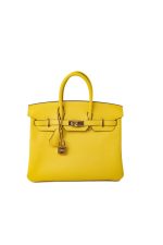 Birkin 25 Jaune de Naples Veau Taurillon Novillo Leather Gold Plated Hardware D Stamp - Image 17