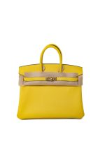 Birkin 25 Jaune de Naples Veau Taurillon Novillo Leather Gold Plated Hardware D Stamp - Image 21