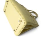 Birkin 25 Jaune Poussin Togo Palladium Plated Z Stamp - Image 8