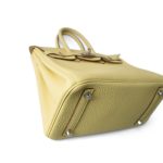 Birkin 25 Jaune Poussin Togo Palladium Plated Z Stamp - Image 7